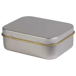 Products: Silver Rectangular Tin – One World Online