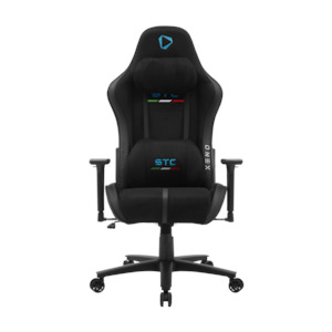 Gaming Chairs: ONEX STC Alcantara L Series Gaming Office Chair - Black w/AirSuede microfiber materials