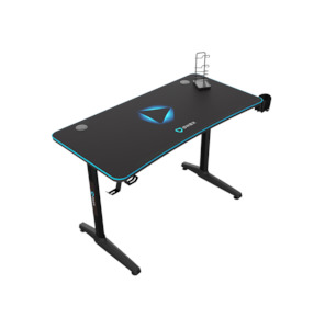 Gaming Desks: ONEX GD1200H Home Office E-sports Computer Desk, Ergonomic Design, Black