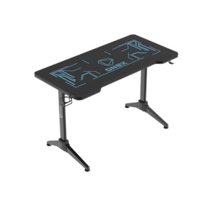 Gaming Desks: ONEX GD1200G RGB Premium Tempered Glass Gaming Office Desk