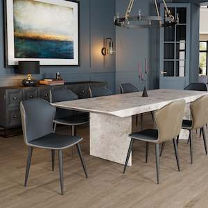 Eureka Home Office Furniture: Eureka Elysian, Upholstered Dining Side Chairs Set of 2