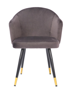 Onex Home: ONEX ViRo Dining Chair Light Grey - Dutch Velvet (Set of 2)