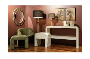 Side Table: Blanco Bedside Table - White