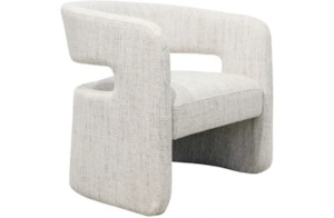 Accent Chair: Mae Accent /Dining Chair - Grey Fleck