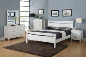 Bedroom Suite: Asbel 4 Pcs Bedroom Suite - Double