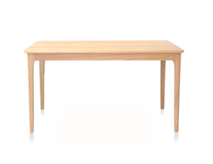 Dining Table: Genji 1.4 Meter Oak Dining Table -  Natural