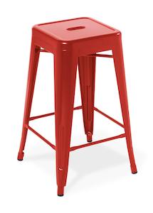 Barstools: Industry Kitchen Stool - Red