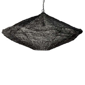 Mesh Cloud Pendant 90cm - Antique Black