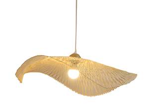 Chandelier Ceiling Light: Bamboo Pendant 85cm