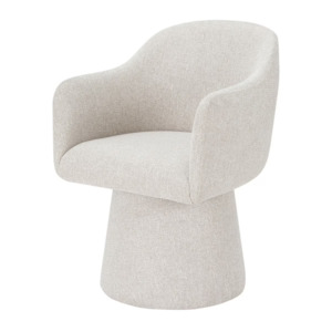 Dining Chairs: Anna Swivel Dining Chair - White