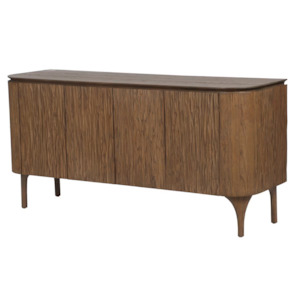 Oslo 4 Door Sideboard - Brown