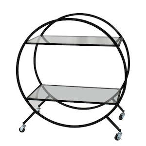 Bar Table Bar Stools: Bar Cart Deliah - Black