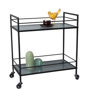 Metal Bar Cart - Black