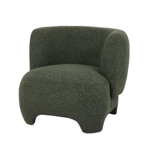 Armchair: Elle Occasional Chair - Forest Green
