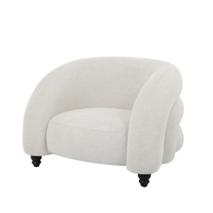 Armchair: Denver Occasional Chair - Ivory
