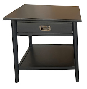Tallboy Chests: Provence Bedside Table - Black
