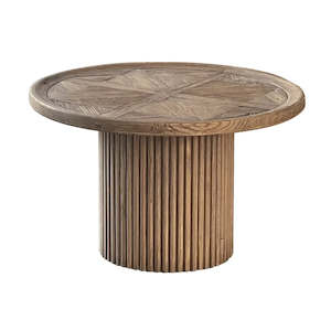 Regency Round Parquet Coffee Table