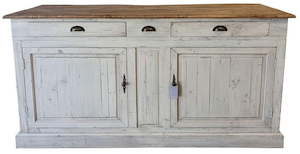 Furniture: Monique Distressed 2 Door Sideboard | Buffet Table