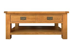 Kensington Oak Coffee Table with One Drawer