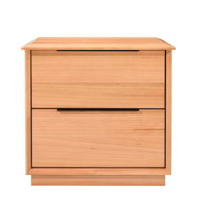 Bedroom: Porter 2-Drawer Bedside Table