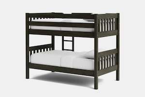 Bed Frames: Peri Bunk Bed - Greywash | NZ Made