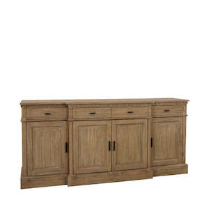 Montpellier 4 Door 4 Drawer Sideboard – Natural