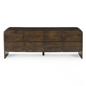 Sideboards Buffet Tables: Aurora Sideboard 8 Drawer - Premium Brown