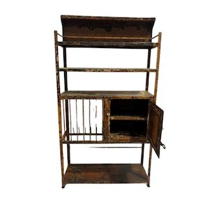 Wall Units Display Cabinets: Heritage Iron Kitchen Rack