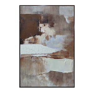 Abstract Hand Painted Framed Canvas Wall Art