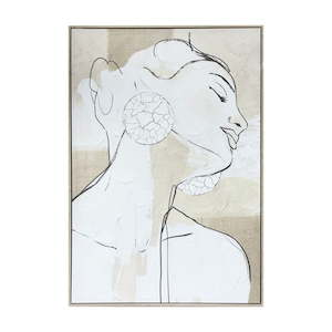 Abstract Hand Painted Framed Canvas Wall Art