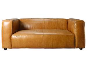 Artsome Vintage: Manhattan 2 Seater Leather Sofa