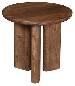 Side Tables: Manor Wooden End Table - Natural