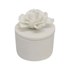 Vases: Flower Vessel w/Lid