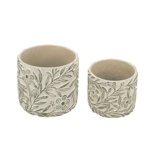 Pots Planters: Planter Set of 2 - Natural