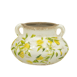 Lemon & Leaves Planter