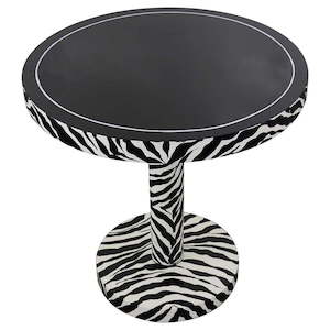 Zebra Side Table