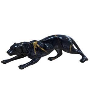 Leopard Statue – Black