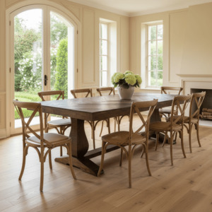 Dining: Prairie Parquet Dining Suite - 8 Seater