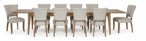 Dining: Bosquet Double Extension Dining Suite - 10 Seater