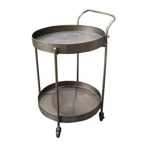 Kitchen: Dante Round Bar Cart | Drinks Trolley