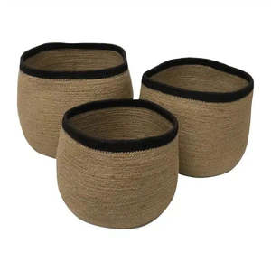Collectables: Jute set/3 Patil Baskets - Natural