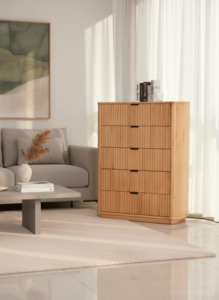 Amsterdam 5 Drawers Tallboy