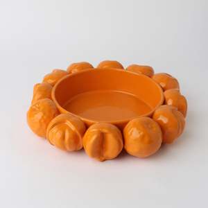 Ceramic Orange Bowl