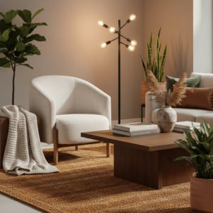 Memphis Tub Chair | Antique White & History Oak