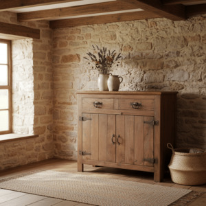 Nordic Reclaimed 2 Door 2 Drawer Cabinet