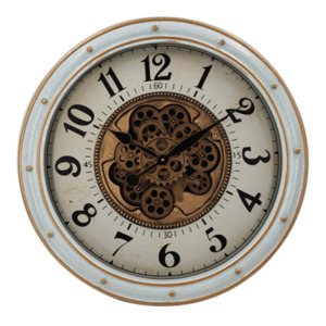 Wall Clock with Gears