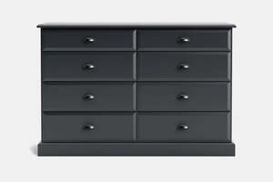Tallboy Chests: Andorra 8-Drawer Lowboy - NZ Made