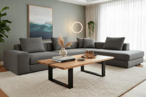 Coffee Table: Catalina Coffee Table – Messmate Timber with Resin Inlay