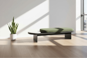 Frederic Bench Seat – Black/Olive