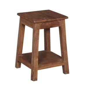 Ottomans Pouf: Reclaimed Wooden Stool